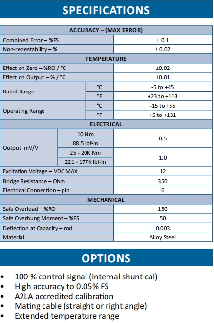 TS11系列 法蘭靜態(tài)扭矩