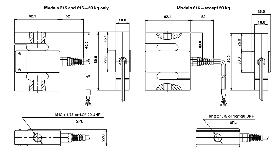 615-616-S型力傳感器