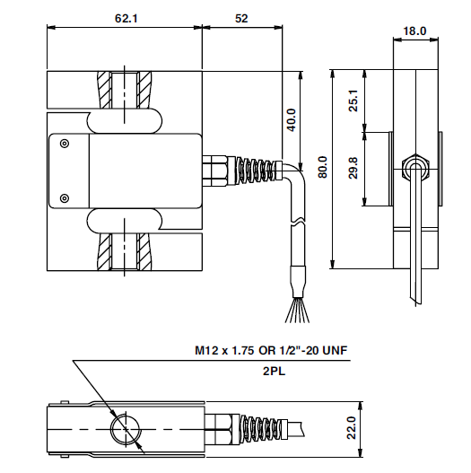 614-S型力傳感器